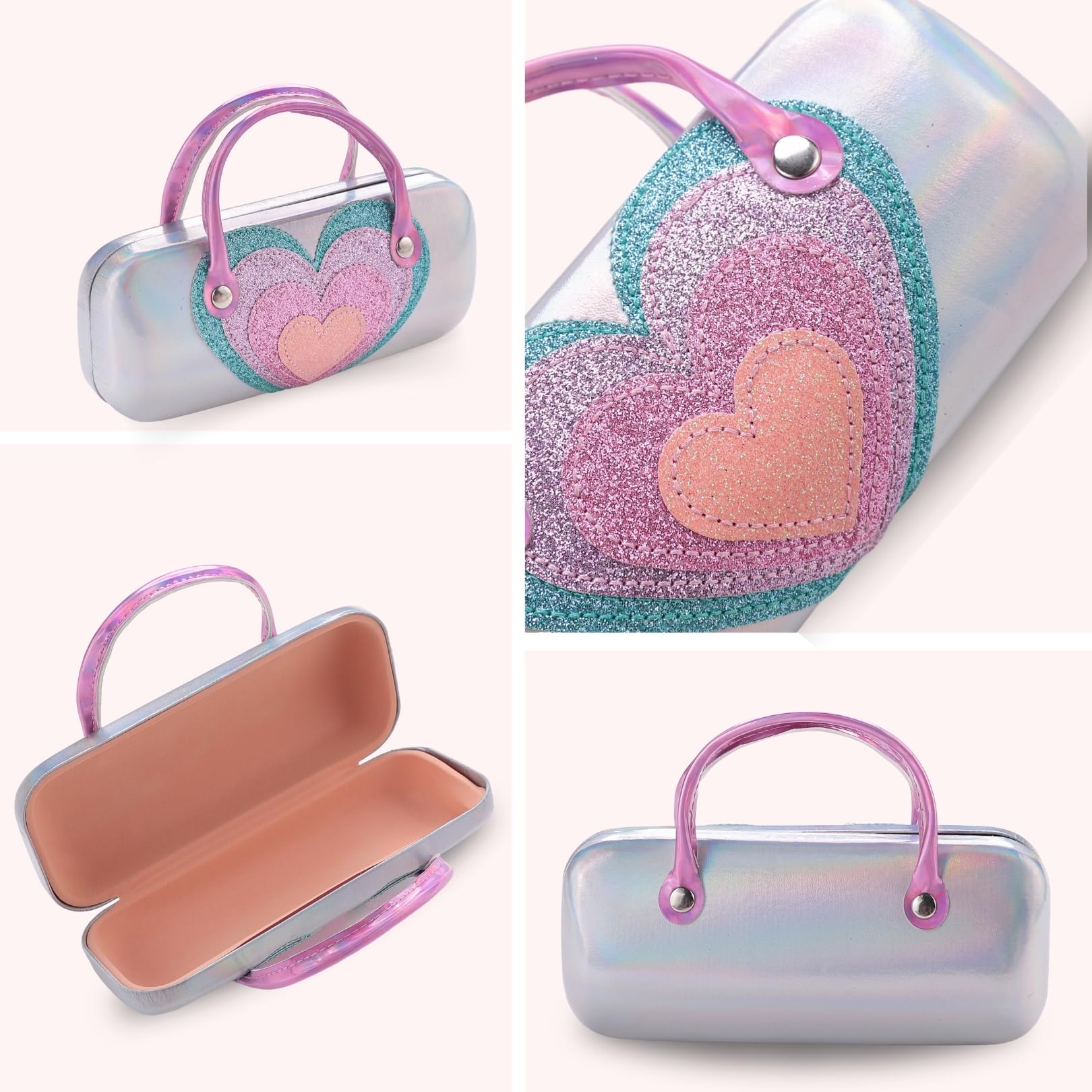 Tinker Squad PU leather sunglasses case - stylish storage