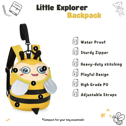 Tinker Squad honey bee backpack - art supplies carrier